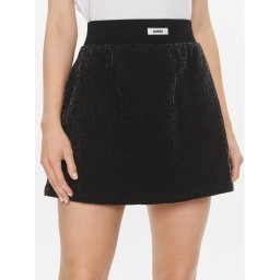 Guess Miniszoknya Logo V4RD06 KC2W0 Fekete Regular Fit