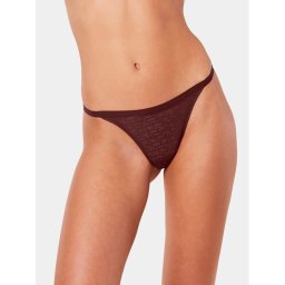 Triumph Tanga Signature Sheer 10216494 Barna