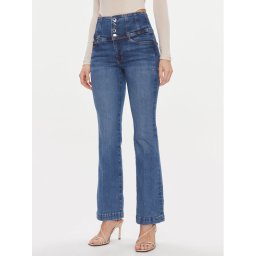 Guess Farmer Corset Shape Up Flar W4RA0A D59F2 Kék Regular Fit