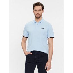 KARL LAGERFELD Pólóing 745403 541233 Kék Regular Fit