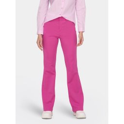 ONLY Szövet nadrág Peach 15298660 Rózsaszín Flared Fit