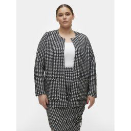 Vero Moda Curve Zakó Bena 10302003 Fekete Regular Fit