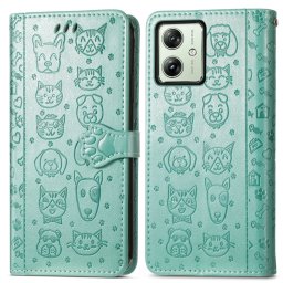 ART ANIMALS Motorola Moto G54 5G / G54 5G Power Edition pénztárcahuzat zöld