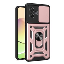 RING KAMERA Borító tartóval Motorola Moto G54 5G / G54 5G Power Edition rózsaszín