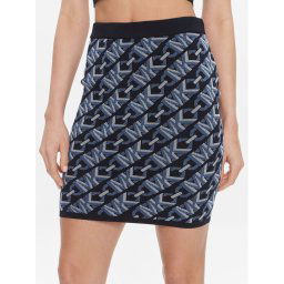 MICHAEL Michael Kors Miniszoknya MR470BM9Z6 Sötétkék Slim Fit