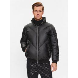 KARL LAGERFELD Pehelykabát 505045 534556 Fekete Regular Fit