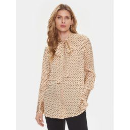 Boss Blúz Bitoa 50516710 Bézs Relaxed Fit