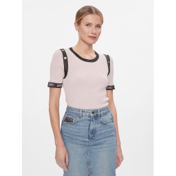 Liu Jo Sport Blúz TA4041 MS014 Rózsaszín Slim Fit