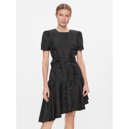 DKNY Koktélruha DD3JQ466 Fekete Regular Fit