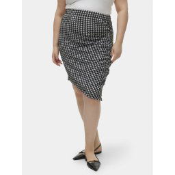 Vero Moda Curve Ceruzaszoknya Bena 10301999 Fekete Regular Fit