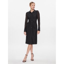 DKNY Hétköznapi ruha DD3KP370 Fekete Slim Fit