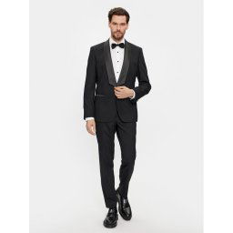 Hugo Öltöny Henry/Getlin241E1 50507120 Fekete Slim Fit