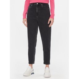 Tommy Jeans Farmer Mom Slim Uh Cg4181 DW0DW17694 Fekete Slim Fit