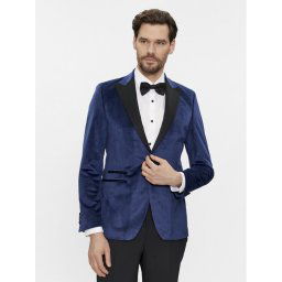 KARL LAGERFELD Zakó 155270 541009 Sötétkék Slim Fit
