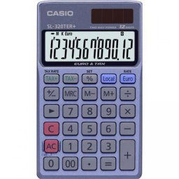 Zsebszámológép, 12 számjegy, CASIO \SL 320 TER+\