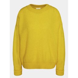 American Vintage Sweater Vitow VITO18EE24 Sárga Regular Fit
