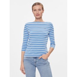 Tommy Hilfiger Blúz New Cody WW0WW40589 Kék Slim Fit