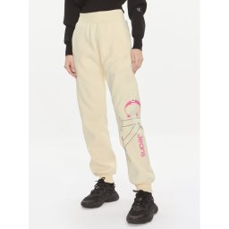 Calvin Klein Jeans Melegítő alsó Bold Monologo J20J222606 Sárga Relaxed Fit