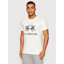 La Martina Póló CCMR05 JS206 Fehér Regular Fit