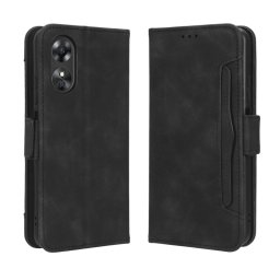 SLOT pénztárca tok Oppo A17 fekete