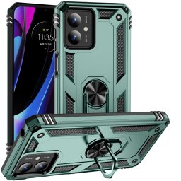RING Védőburkolat Motorola Moto G14 zöld tartóval