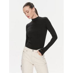 Calvin Klein Blúz K20K206484 Fekete Slim Fit