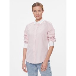 Tommy Hilfiger Ing Fill A Fill Regular Shirt WW0WW40531 Rózsaszín Regular Fit