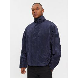 Calvin Klein Átmeneti kabát Crinkle 2.0 K10K112363 Sötétkék Relaxed Fit
