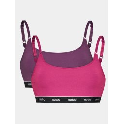Hugo 2 db sport melltartó Twin Bralette 50480158 Rózsaszín