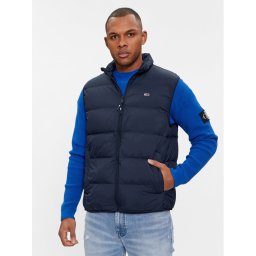 Tommy Jeans Mellény DM0DM17893 Sötétkék Regular Fit