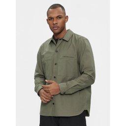 Calvin Klein Jeans Ing Relaxed Shirt J30J324612 Zöld Relaxed Fit