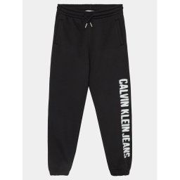 Calvin Klein Jeans Melegítő alsó Pixel Logo IB0IB01935 Fekete Relaxed Fit