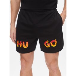 Hugo Sport rövidnadrág Flames 50510474 Fekete Regular Fit