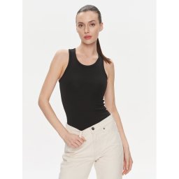 Calvin Klein Felső Modal Rib Tank Top K20K206406 Fekete Slim Fit
