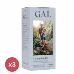 GAL K-komplex + D3 TRIO (K2+D3 vitamin)