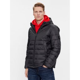 Tommy Hilfiger Átmeneti kabát Packable Recycled Quilt Hdd Jkt MW0MW33732 Fekete Regular Fit