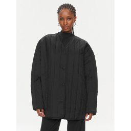 Calvin Klein Átmeneti kabát Vertical K20K206766 Fekete Oversize