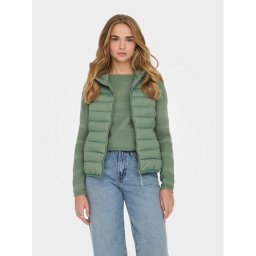 ONLY Mellény New Tahoe Hood 15205760 Zöld Regular Fit