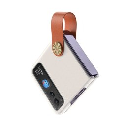 SWIFT Védőburkolat tartóval Motorola Razr 40 fehér-barna