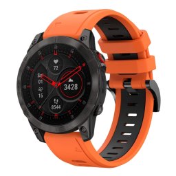 DOUBLE – SZÍNES RUBBER RUBBER Garmin Epix Gen 2 (2. generációs) narancssárga