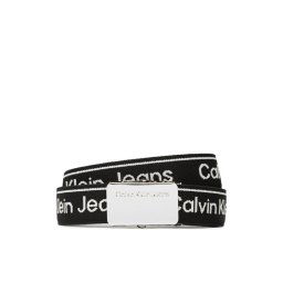 Calvin Klein Jeans Gyerek öv Logo Taupe Buckle Belt IU0IU00393 Fekete