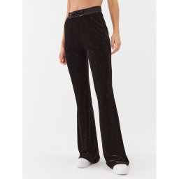 Fracomina Melegítő alsó FR23WVA016F44101 Fekete Relaxed Fit
