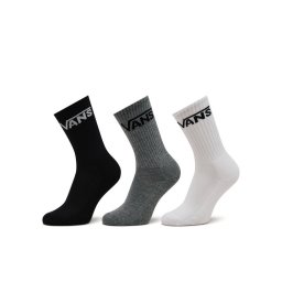 Vans 3 pár női bokazokni Classic Crew Boys VN000XNQIZH Fehér