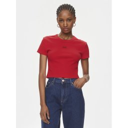 Hugo Póló Deluisa_1 50508636 Piros Slim Fit