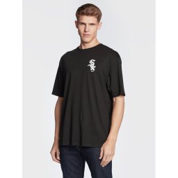 New Era Póló Chicago White Sox League Essential 60284724 Fekete Relaxed Fit