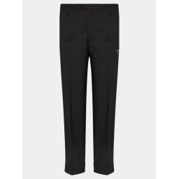 Redefined Rebel Szövet nadrág Logan 236039 Fekete Relaxed Fit