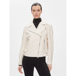 Boss Biker dzseki Sajina 50505622 Bézs Slim Fit