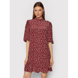 The Kooples Hétköznapi ruha Lumieres FROB23155K Bordó Regular Fit