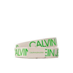 Calvin Klein Jeans Gyerek öv Canvas Logo Belt IU0IU00125 Bézs