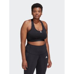 adidas Sport melltartó adidas Powerreact Training Medium-Support Bra (Plus Size) HC7492 Fekete